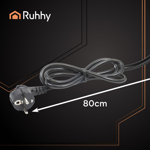 RUHHY 400W Fekete Elektromos Tejhabosító - 160 ml Habosítás, 350 ml Melegítés, Kávézói Minőség Otthon
