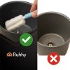 RUHHY 400W Fekete Elektromos Tejhabosító - 160 ml Habosítás, 350 ml Melegítés, Kávézói Minőség Otthon