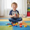 Kreatív ISO TRADE gyermek érzékelő építőkocka szett - Rugalmas gumis anyag, 30 darabos