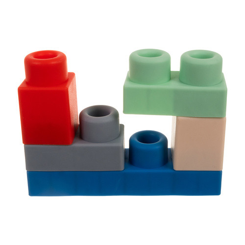 Kreatív ISO TRADE gyermek érzékelő építőkocka szett - Rugalmas gumis anyag, 30 darabos