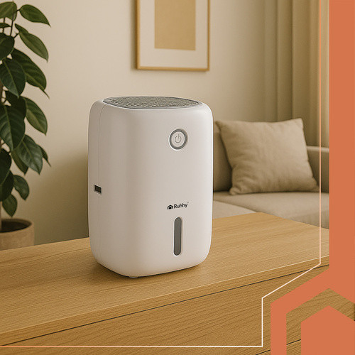 RUHHY 26829 Kompakt és Energiatakarékos Páraelszívó – Csendes Teljesítmény Modern Formatervezéssel, 330 ml/nap kapacitás