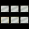 LED Kozmetikai Tükör Soulima 58x46 cm Hollywoodi Stílusban, 15 Energaitakarékos LED Izzóval