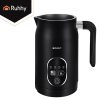 Ruhhy LED Kijelzős 500W Elektromos Tejhabosító - Fekete, 4 az 1-ben funkcionalitás, Állítható hőmérséklet szabályozás, Kettős keverőeszköz