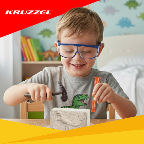 Dinoszaurusz Régészeti Készlet - Oktatási Dinó Régészeti Játék