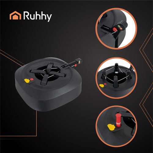 Önzáró Karácsonyfatalp RUHHY 24304 - Stabil és Gyorsan Telepíthető Alap, 2,5 m Max Árnyékolt Fenyőhöz, 3,2 L Beépített Víztartály