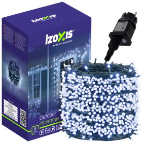   500 LED-es karácsonyi fényfüzér – 35 méter varázslatos, hideg fehér ragyogás
