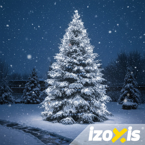 500 LED-es karácsonyi fényfüzér – 35 méter varázslatos, hideg fehér ragyogás