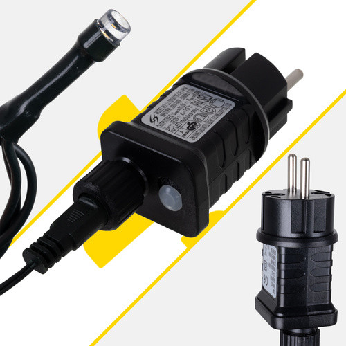 500 LED-es karácsonyi fényfüzér – 35 méter varázslatos, hideg fehér ragyogás