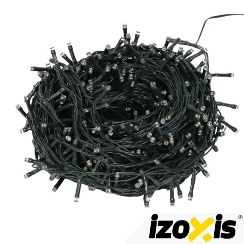 500 LED-es karácsonyi fényfüzér – 35 méter varázslatos, hideg fehér ragyogás