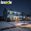 Karácsonyi 300 LED Kültéri és Beltéri Fényfüzér, 15m, Hideg Fehér, IZOXIS - Programozható, 8 Mód, IP44 Védelem