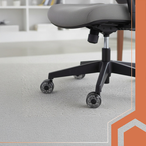 Ruhhy Szürke 5 Darabos Forgószék Görgőkészlet - 6,5 cm Kerék Átmérővel, 160 kg Terhelhetőséggel, PU Futófelülettel