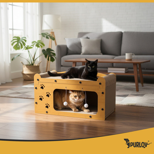 Macskabútor - Többszintes Purlov 27016, Strapabíró és Játékos Dizájn