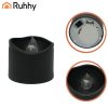 Ruhhy LED Gyertyák - 12 db, 3,6 cm, Fekete - Energiatakarékos Tealight Készlet