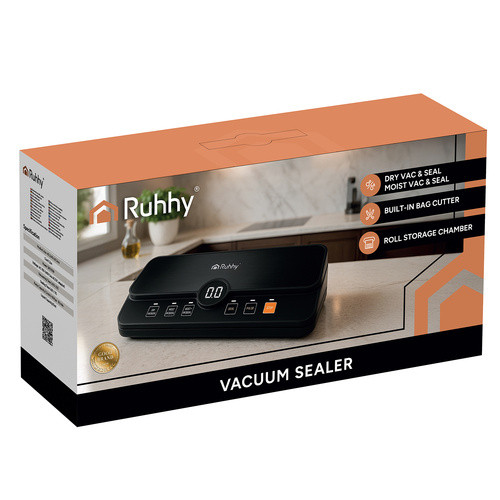 Ruhhy Vákuumcsomagoló - 80 kPa - 110W - Easy Pack