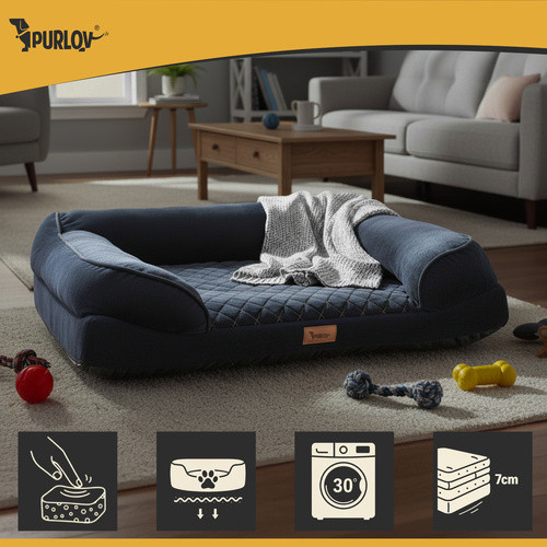 Purlov ortopédiai kisállat fekhely, M-es méret, közepes testűeknek 