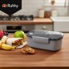 Ételhordó doboz 800 ml szürke Ruhhy 26169