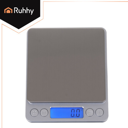 Ruhhy konyhai mérleg, 2 kg méréshatár, kompakt kivitel 