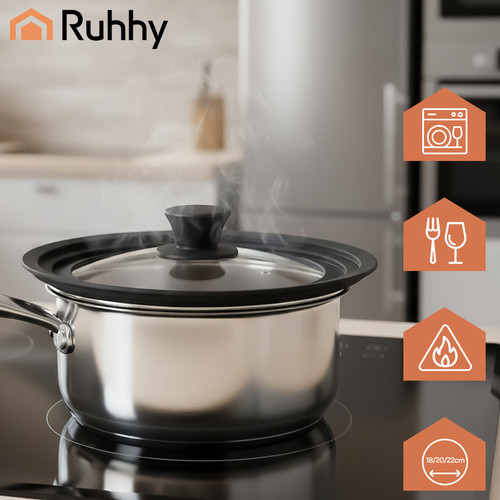 Szilikon fedő 3 az 1-ben 18/20/22cm Ruhhy 25563