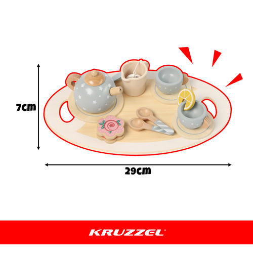 Kruzzel 26394 Gyermek Teáskészlet
