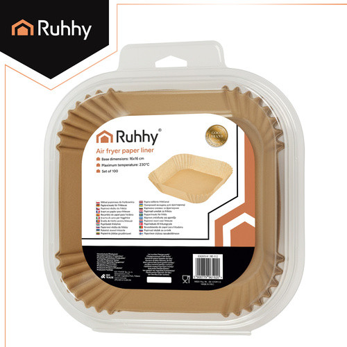 Ruhhy papírbetét forrólevegős sütőhöz, eldobható, 26955 