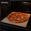 Ruhhy pizzakő sütőhöz és grillhez, vastag hőtartó kőlap 