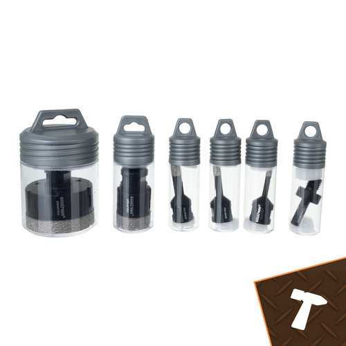 Bigstren Gyémánt Koronafúró Készlet, 6 db-os