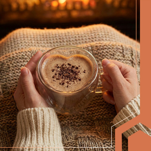 Hőálló üvegpohár szív mintával, 240 ml, 26906 