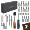 Bigstren szerszámkészlet zárható kofferben, 46 részes 