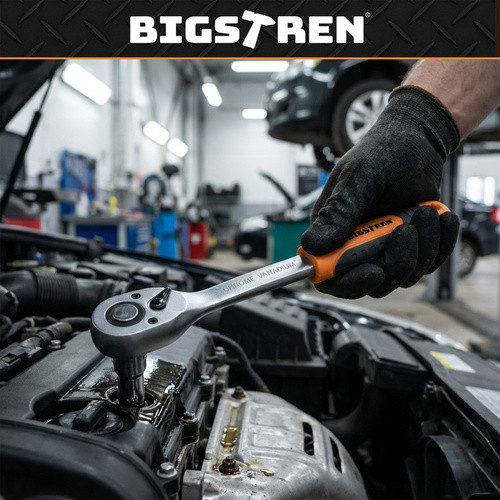 Bigstren szerszámkészlet masszív bőröndben, 72 részes 