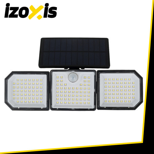 Izoxis napelemes kültéri lámpa, 167 LED, 500 lumen, mozgásérzékelős 
