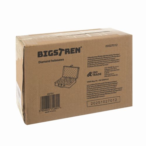 Professzionális 13 darabos Bigstren 27012 gyémánt koronafúró készlet 