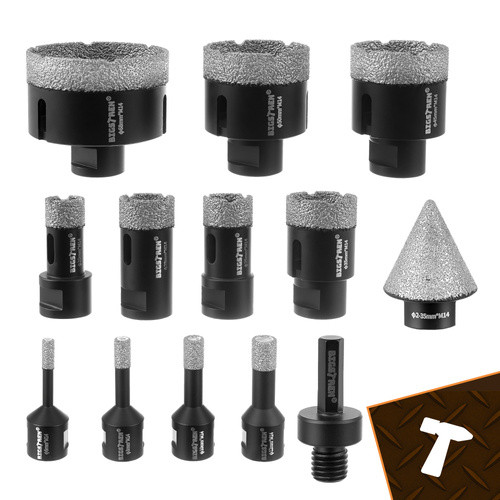 Professzionális 13 darabos Bigstren 27012 gyémánt koronafúró készlet 