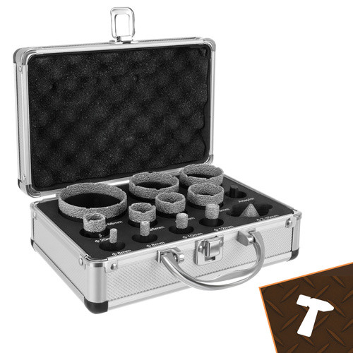 Professzionális 13 darabos Bigstren 27012 gyémánt koronafúró készlet 