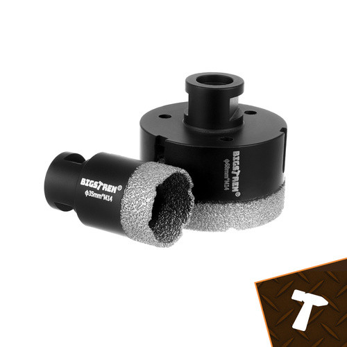 Bigstren gyémánt koronafúró készlet tárolódobozban, 7 részes 