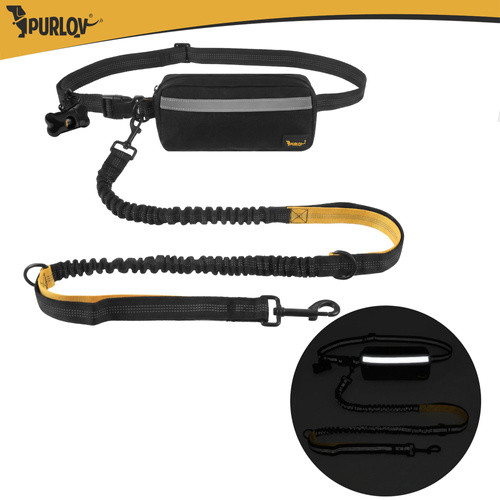 Purlov deréköv pórázzal, futáshoz és túrázáshoz, állítható 