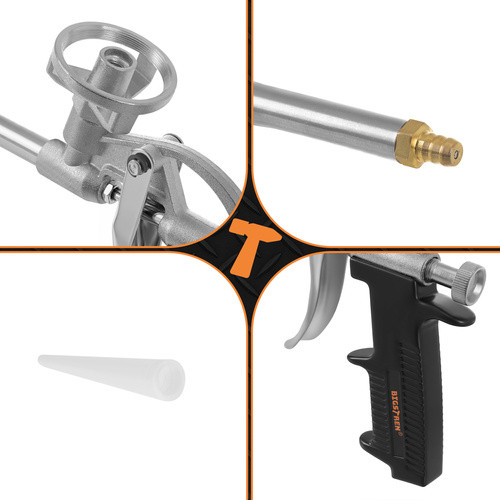 Bigstreen fém purhabpisztoly, állítható, 30x16x1,5 cm