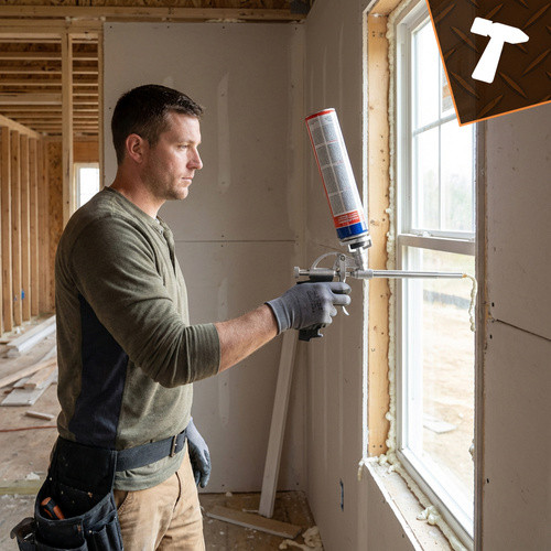 Bigstreen fém purhabpisztoly, állítható, 30x16x1,5 cm