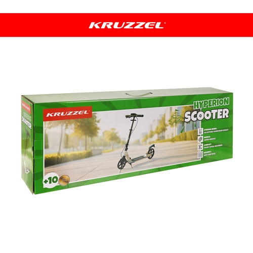 Kruzzel Hyperion összecsukható roller, 20cm kerék, ABEC-9, tárcsafék, 10+