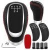 Xtrobb univerzális váltógomb 5/6 sebesség, bőr, adapterek: m8, m10, m12