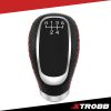Xtrobb univerzális váltógomb 5/6 sebesség, bőr, adapterek: m8, m10, m12