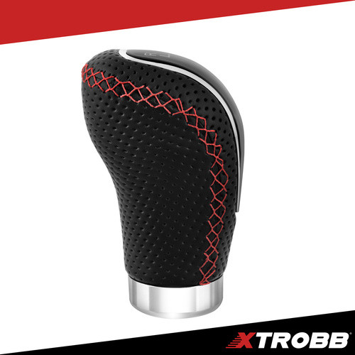 Xtrobb univerzális váltógomb 5/6 sebesség, bőr, adapterek: m8, m10, m12