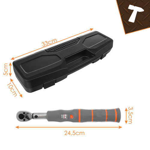 Bigstret nyomatékkulcs 1/4" 2-26nm ±0,5% kalibrált