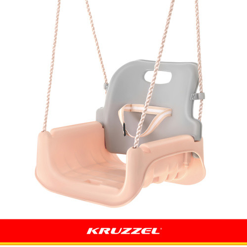 Kruzzel 3 az 1-ben szürke-bézs gyermekhinta