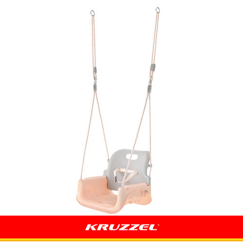 Kruzzel 3 az 1-ben szürke-bézs gyermekhinta