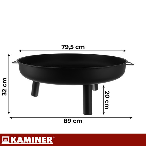 Kaminer kerti tűzrakó tál 80cm átmérővel