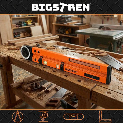 Profi Mérő-Jelölő Derékszög – Stabil fém, jól olvasható skála