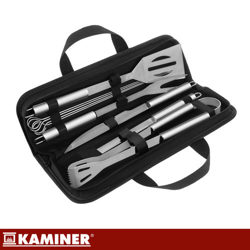 Kaminer 9 részes grillkészlet: komplett a kényelmes sütéshez