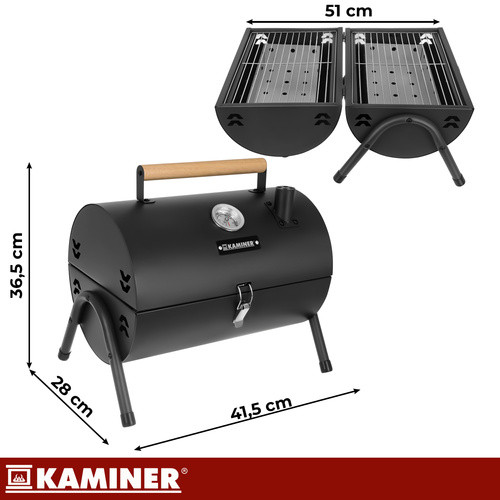 Kaminer Zsebgrill: kompakt faszenes élmény 2-4 főnek