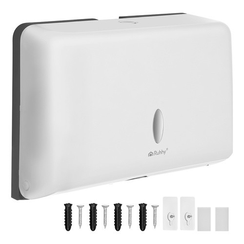 Ruhhy fehér higiénikus, takarékos papírtörlő adagoló