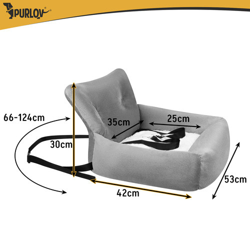 Purlov L autós kutyafotel: biztonságos és kényelmes utazás